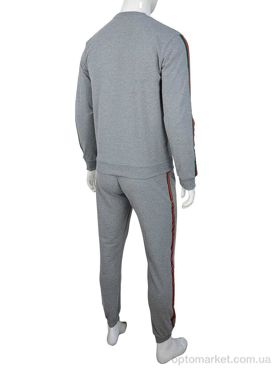 Купить Спортивний костюм чоловічі 02934 l.grey G.cci сірий, фото 3