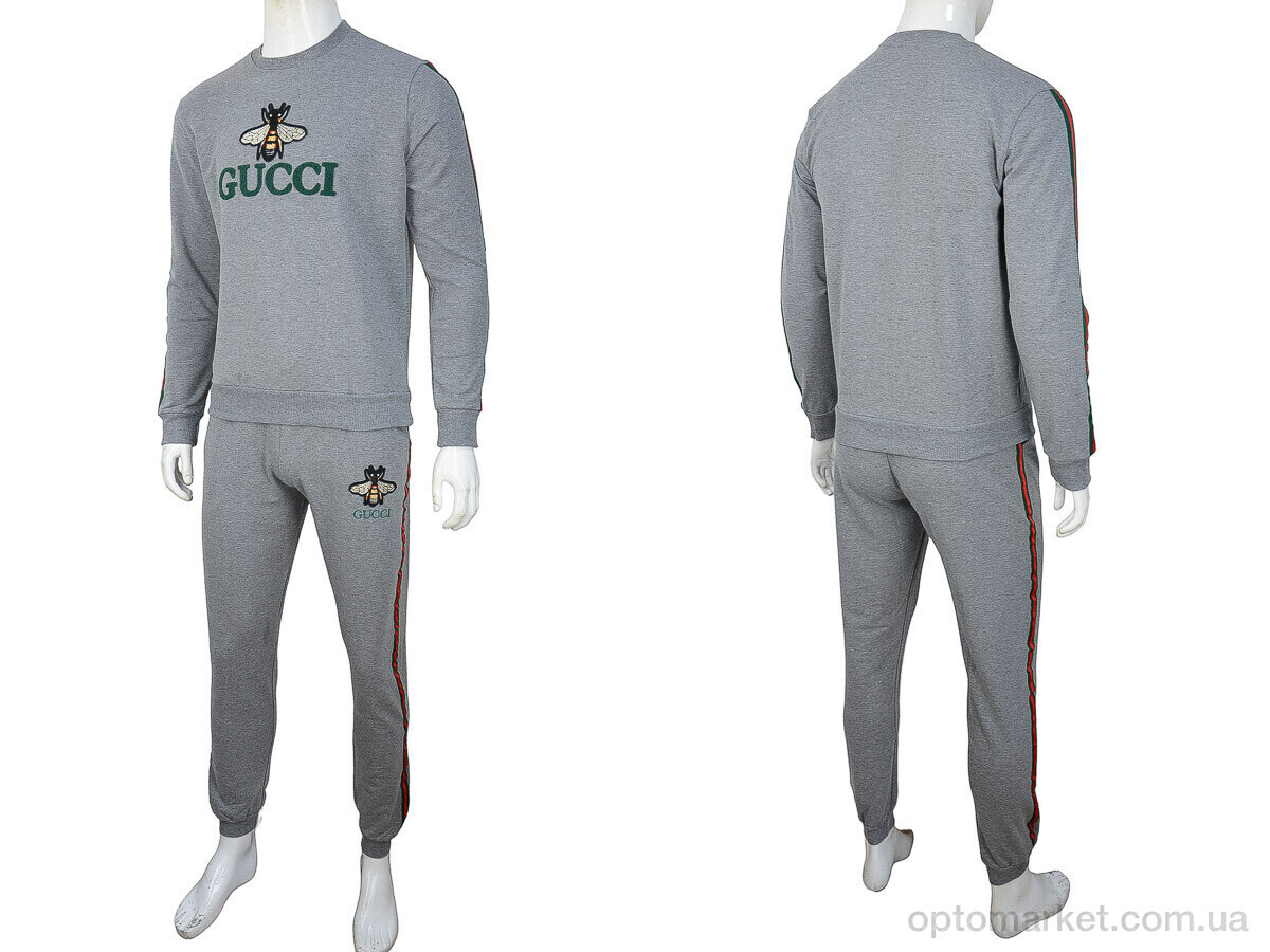 Купить Спортивний костюм чоловічі 02934 l.grey G.cci сірий, фото 4