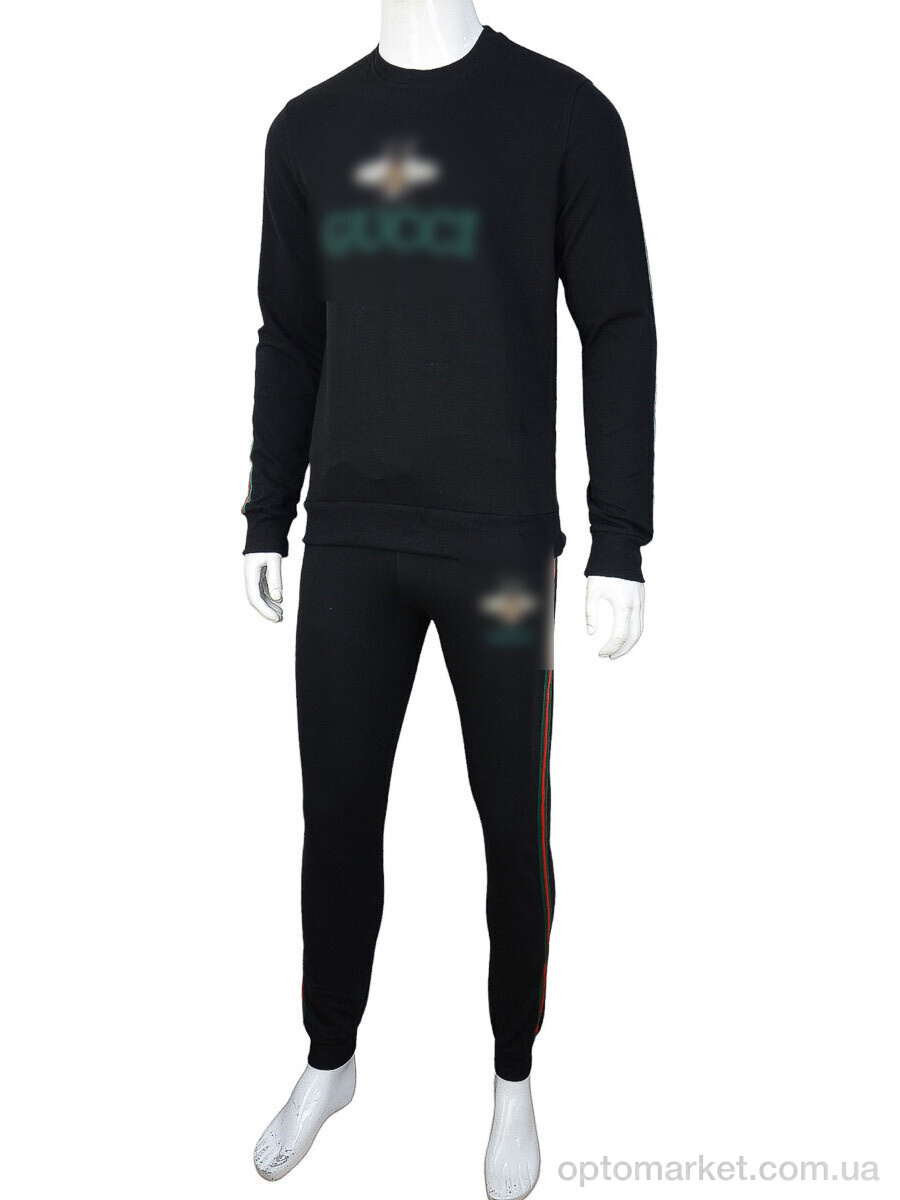 Купить Спортивний костюм чоловічі 02935 black G.cci чорний, фото 1