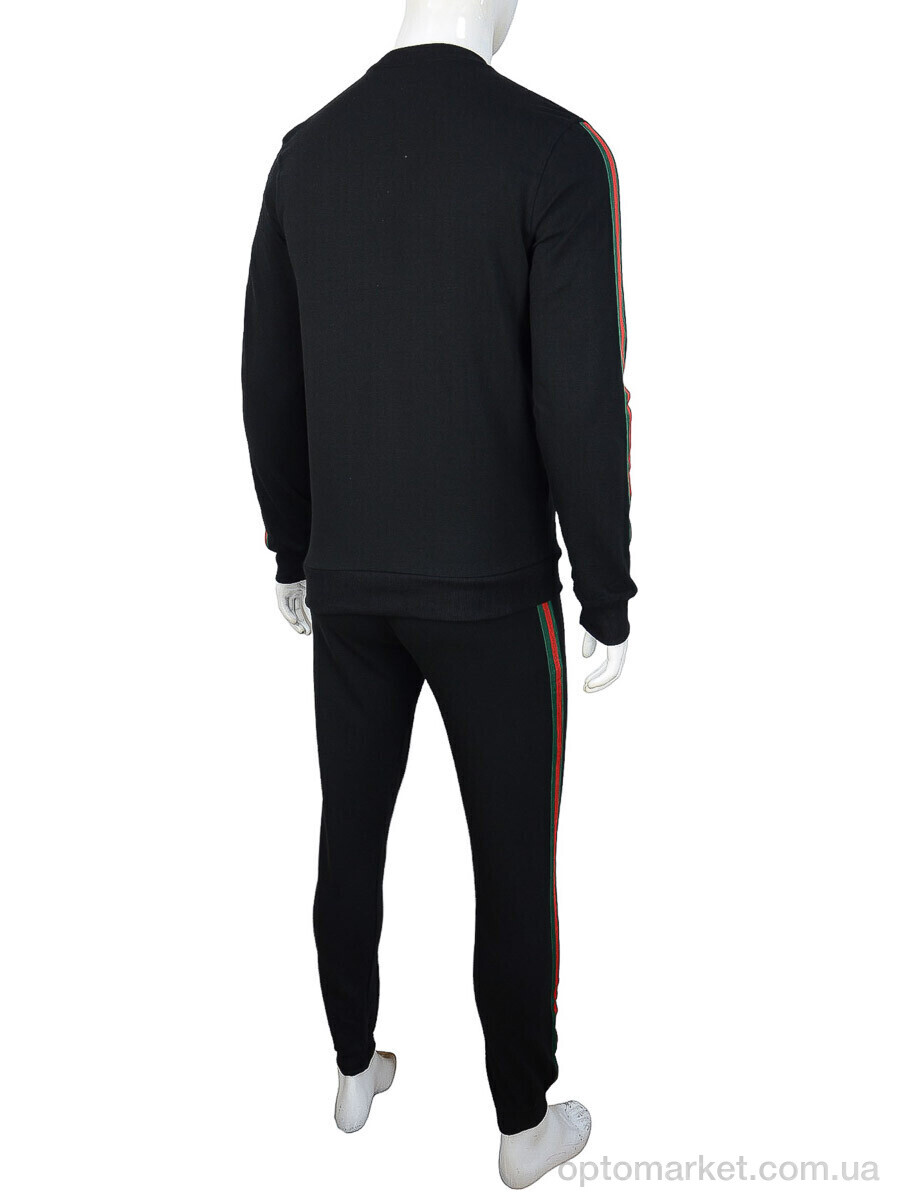Купить Спортивний костюм чоловічі 02935 black G.cci чорний, фото 3