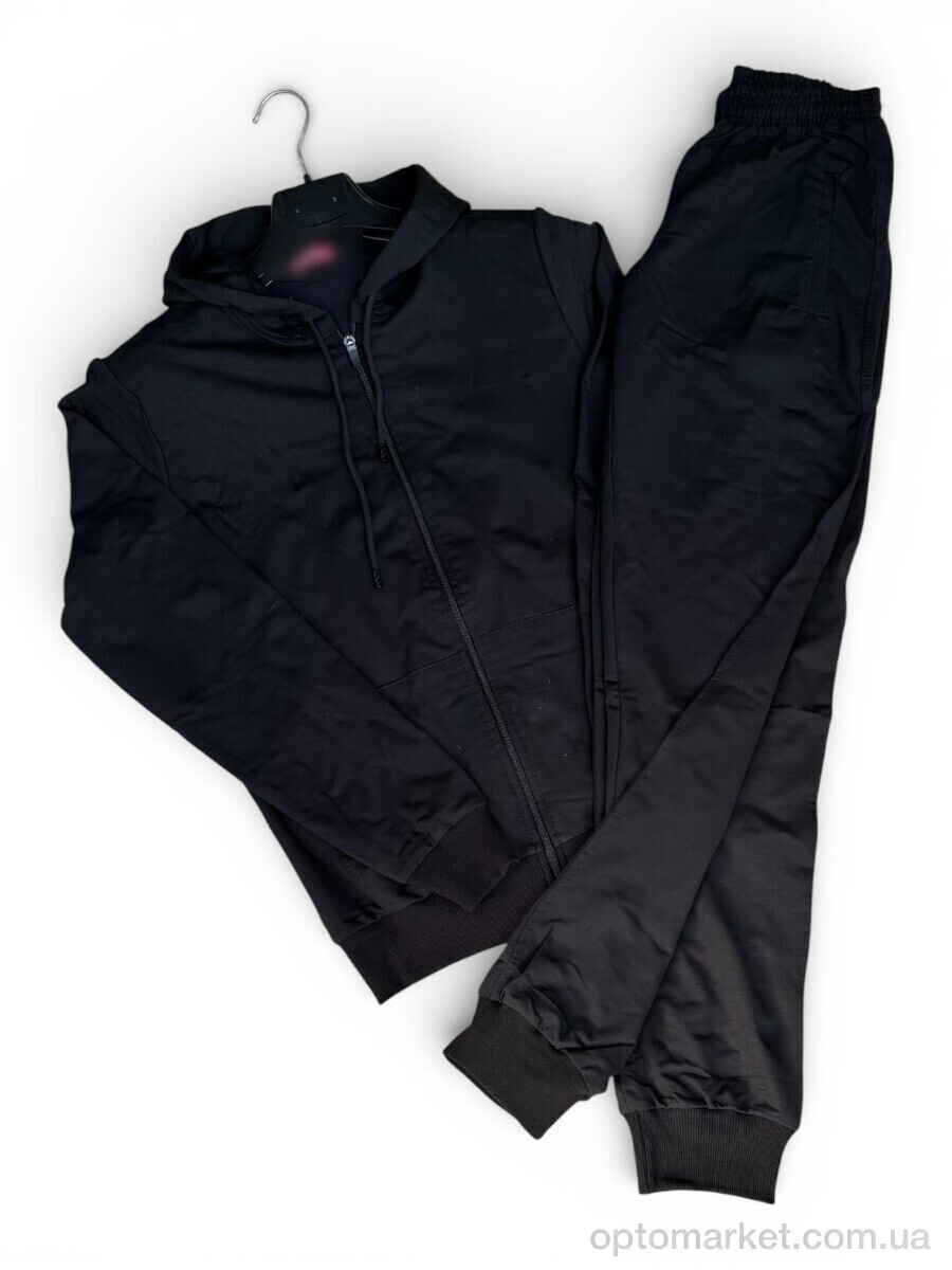 Купить Спортивний костюм чоловічі 02Pu чорний P.ma чорний, фото 1