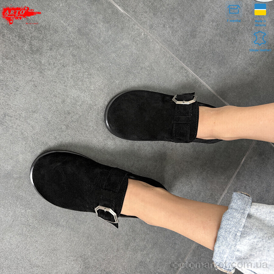 Купить Туфлі жіночі 030 чорний з. ARTO чорний, фото 3