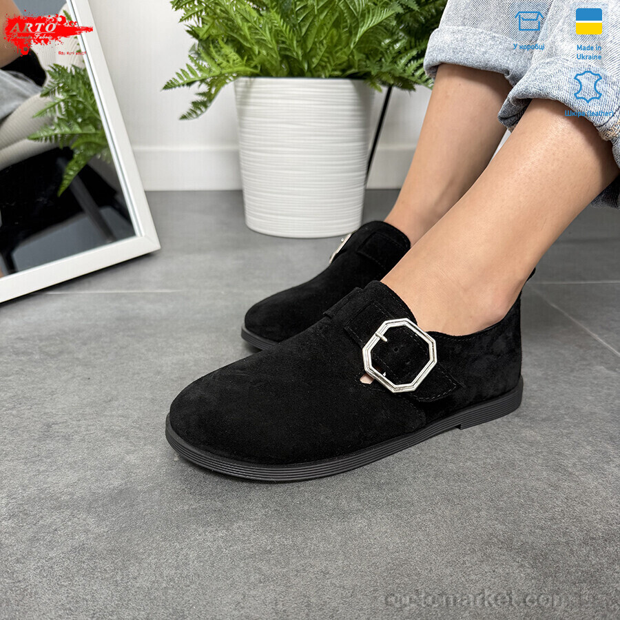 Купить Туфлі жіночі 030 чорний з. ARTO чорний, фото 4