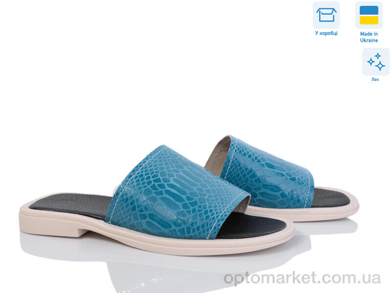 Купить Шльопанці жіночі 034 блакитний лак Мрія блакитний, фото 1