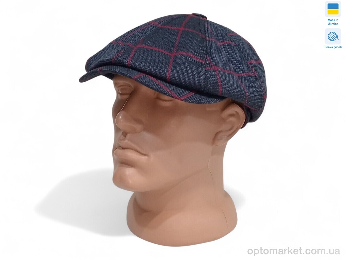 Купить Кепка чоловічі 0343 синьо-червона клітинка Mabi синій, фото 1