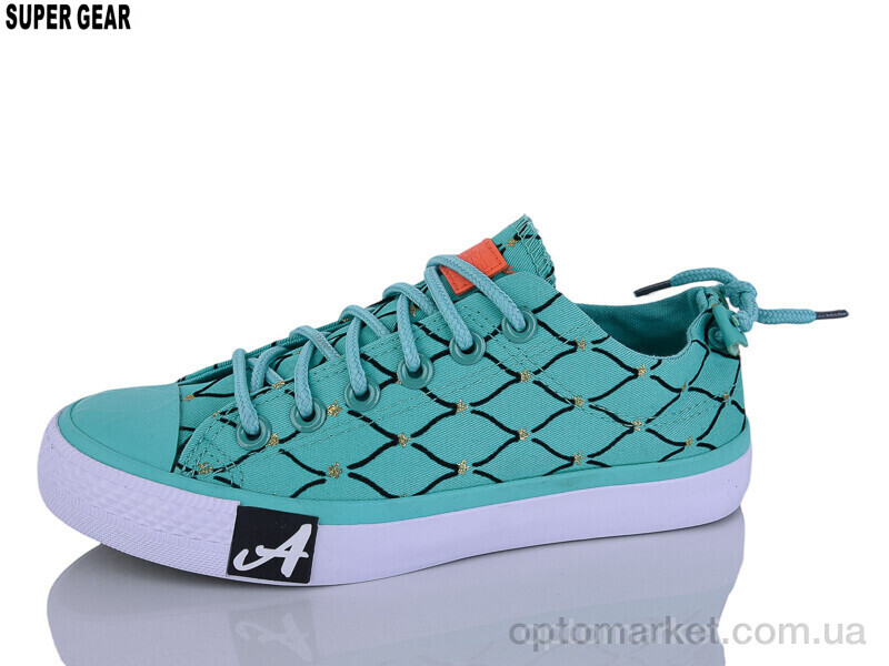 Купить Кеди жіночі 035-1YD blue Roverse зелений, фото 1