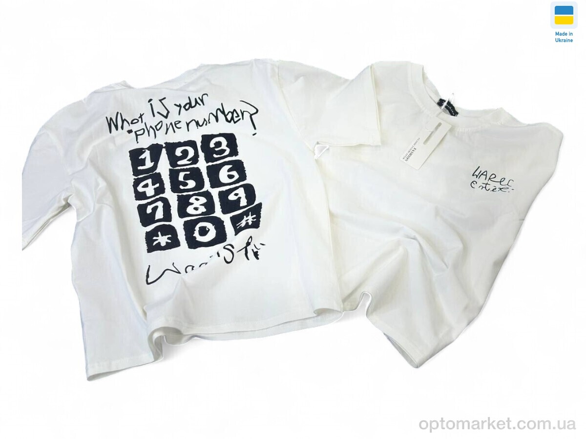 Купить Футболка дитячі 035 білий (122р) Fashion Classic Luxury Style білий, фото 1