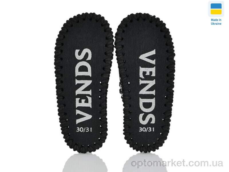 Купить Капці дитячі 037 чорний Vends чорний, фото 2