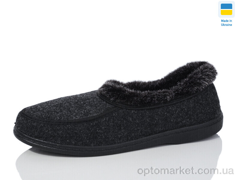 Купить Капці жіночі 039-1 сукно black Inblue чорний, фото 1