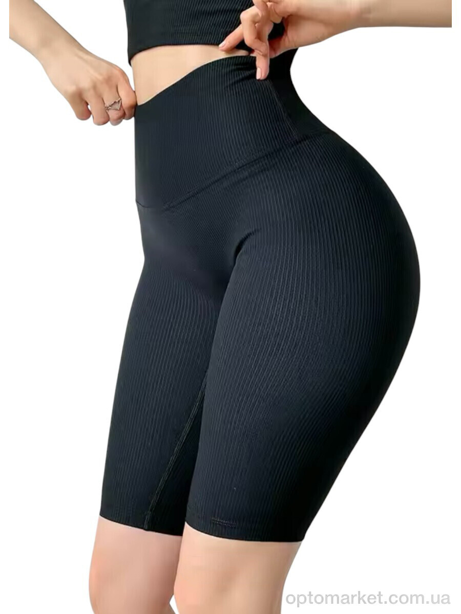 Купить Велосипедки жіночі 0410 black Riza чорний, фото 1