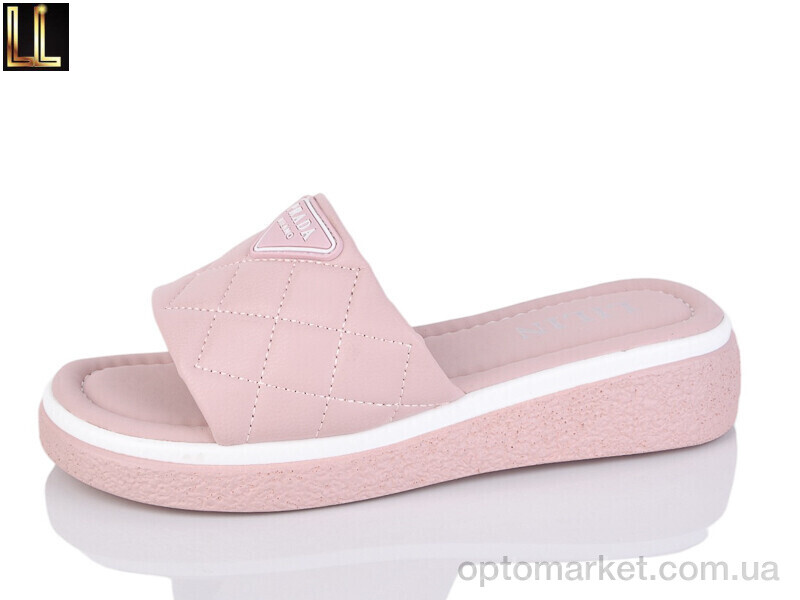 Купить Шльопанці жіночі 044-5 Lilin рожевий, фото 2