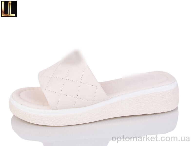 Купить Шльопанці жіночі 044-6A Lilin бежевий, фото 1
