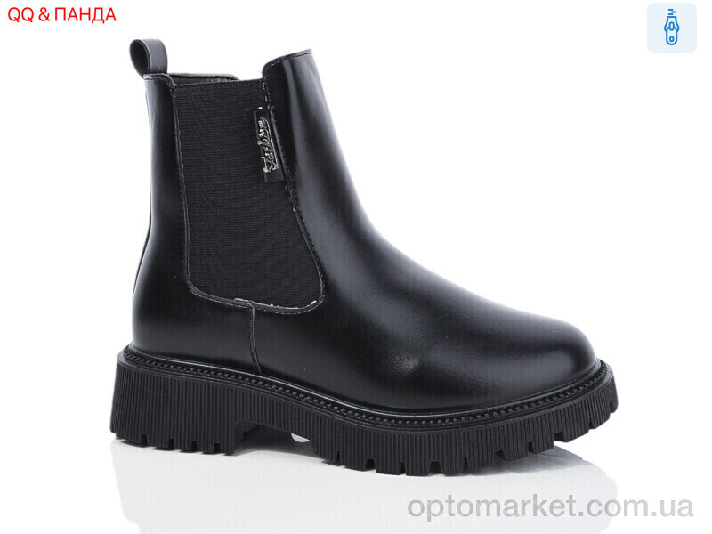Купить Черевики жіночі 0444-1 QQ&Панда чорний, фото 1