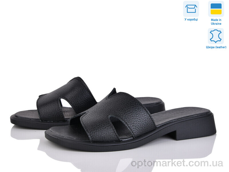 Купить Шльопанці жіночі 049 ч.к. Мрія чорний, фото 1