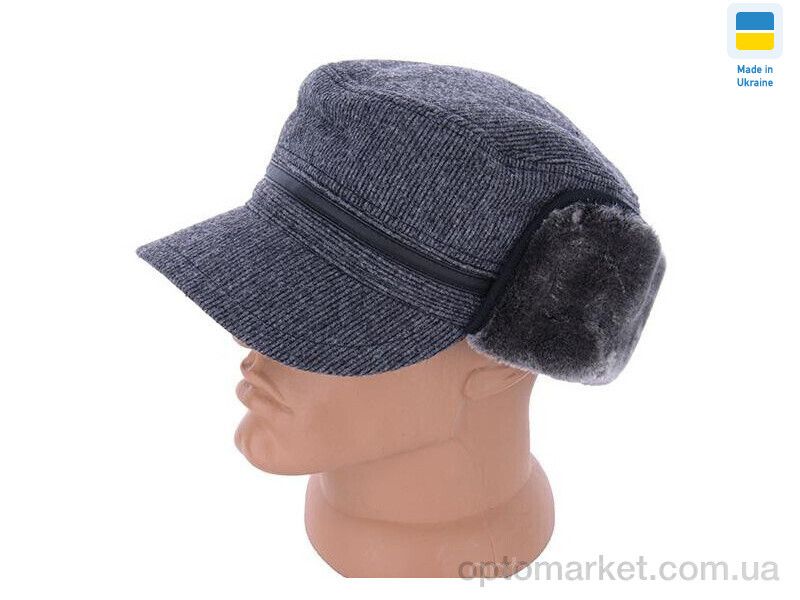 Купить Кепка чоловічі 0499 німка зимова вуха хутро сірий Mabi сірий, фото 1