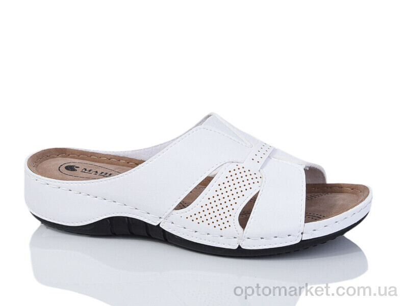 Купить Шльопанці жіночі 05-02 білий Mahli білий, фото 1