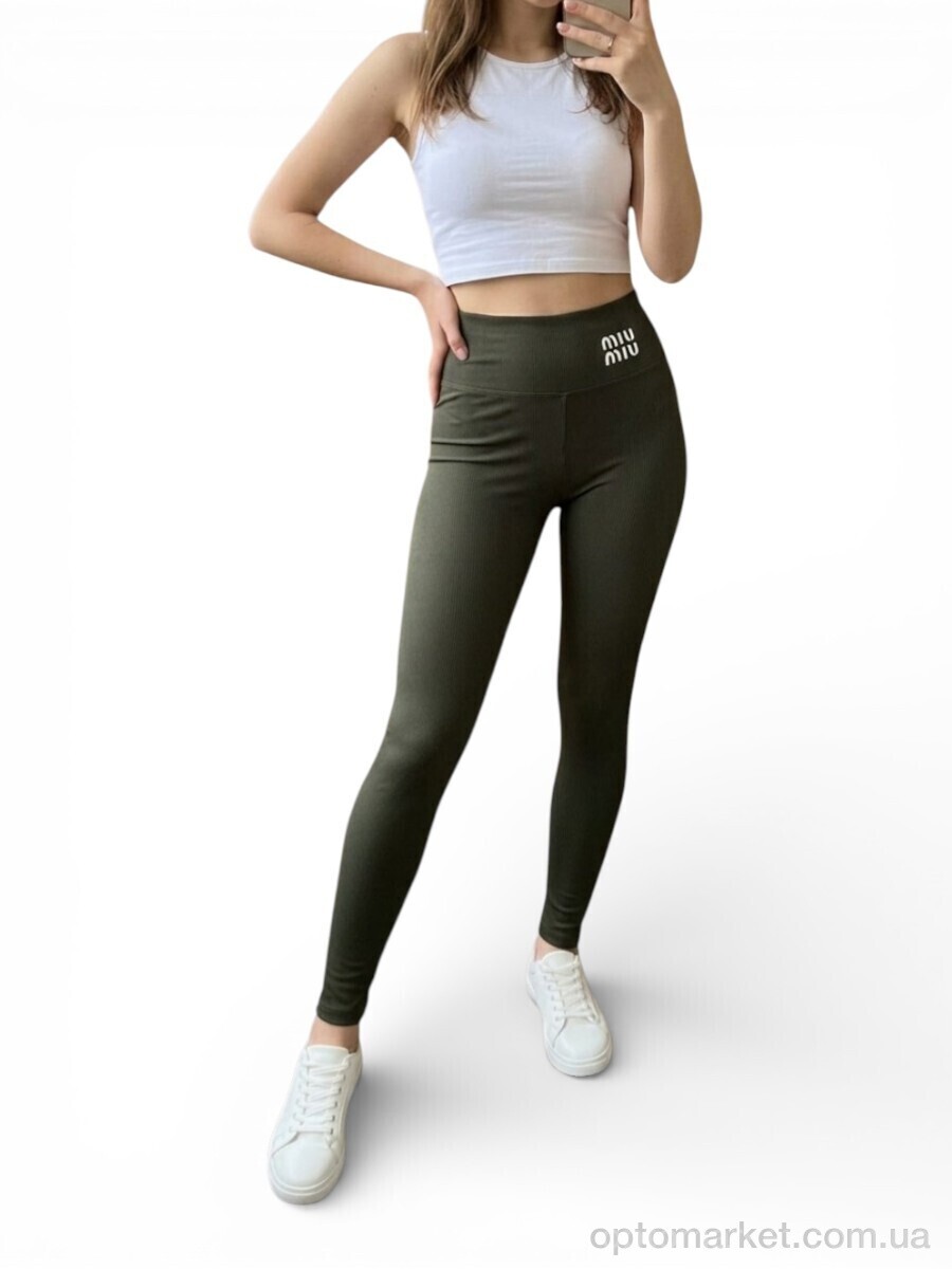 Купить Лосини жіночі 05 хакі M.u Miu хакі, фото 2