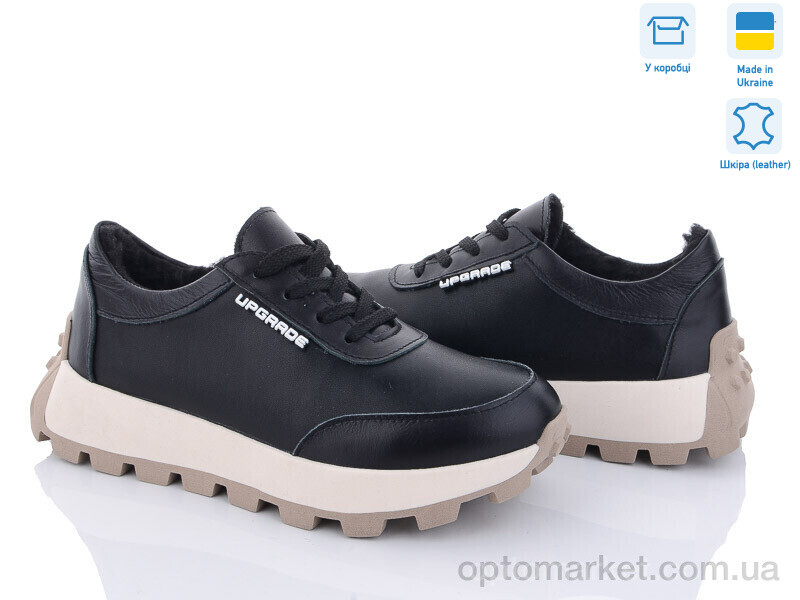 Купить Кросівки жіночі 05064-9 чорн.кож. A.N.I.One чорний, фото 1