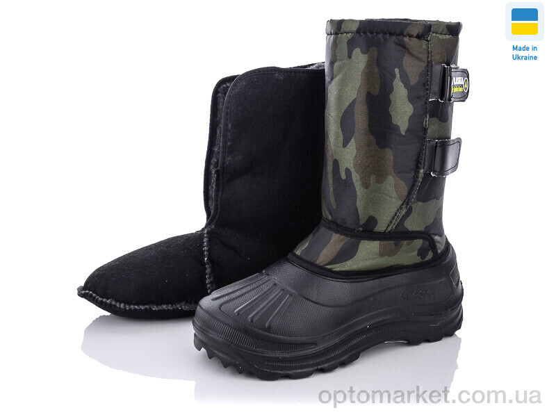 Купить Чоботи з піни чоловічі 054-1 Аляска тем/кам. Alaska зелений, фото 1