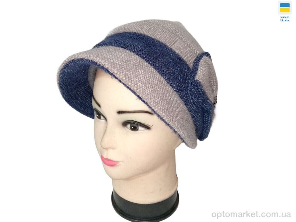 Купить Капелюх жіночі 0547 бежево-синій Mabi бежевий, фото 1