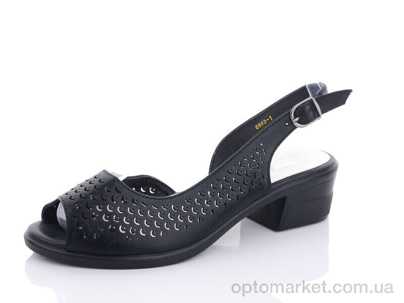 Купить Босоніжки жіночі 0563-1 Bao Dao Gong Zhu чорний, фото 1