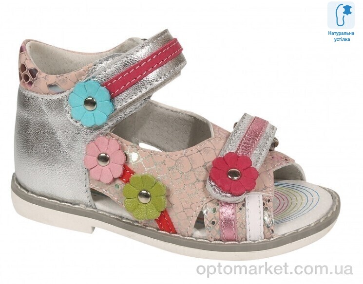 Купить Босоніжки дитячі 0581A TOM.M срібний, фото 1