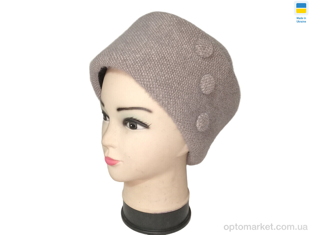 Купить Шапка жіночі 0584 кубанка св.бежевий Mabi бежевий, фото 1