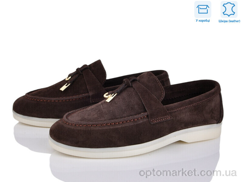 Купить Туфлі жіночі 065 коричневий Hersuade коричневий, фото 1