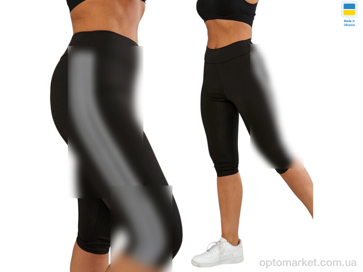 Купить Капрі жіночі 066 чорний Sport style чорний, фото 1