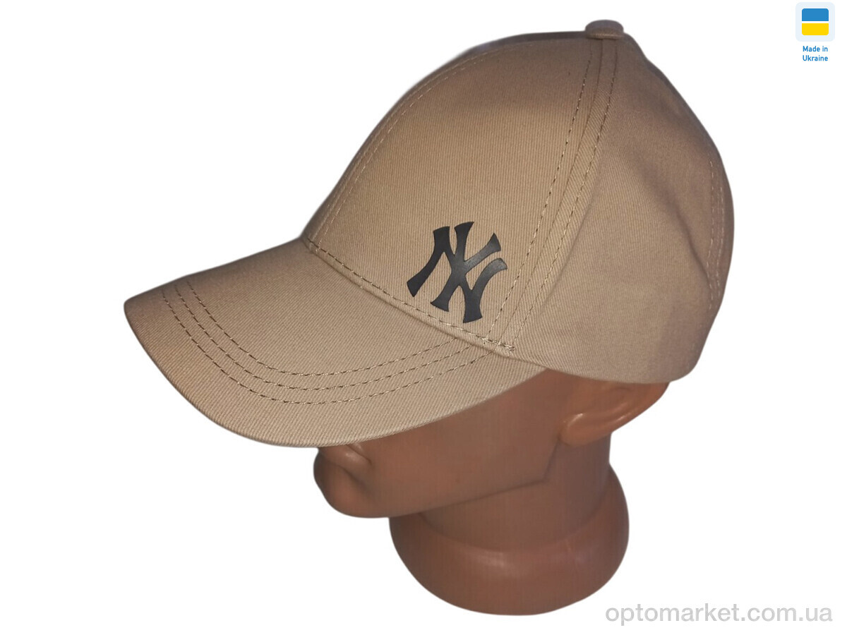 Купить Кепка унісекс 0663 бежевий N.w York Yankees бежевий, фото 2