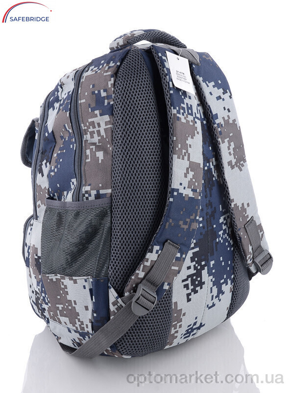 Купить Рюкзак чоловічі 067-5 grey Victoria сірий, фото 2