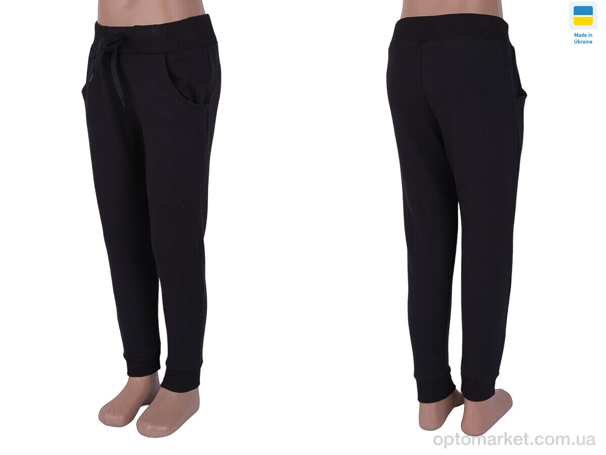Купить Спортивні штани дитячі 06881-20 black (122) Obuvok чорний, фото 3