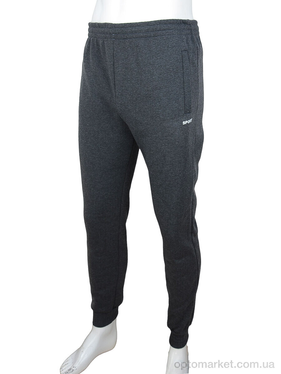 Купить Спортивні штаны чоловічі 06991 grey, флис Obuvok сірий, фото 1