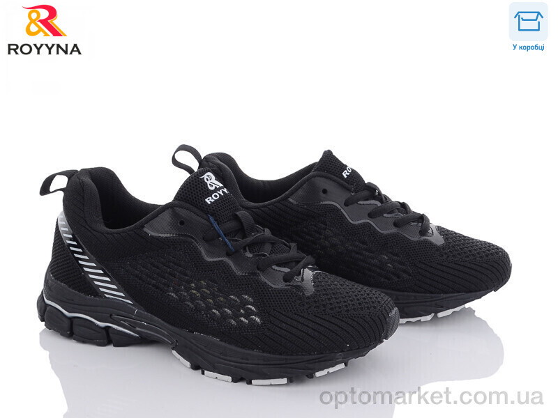 Купить Кросівки унісекс 069CП-37 Royyna чорний, фото 1