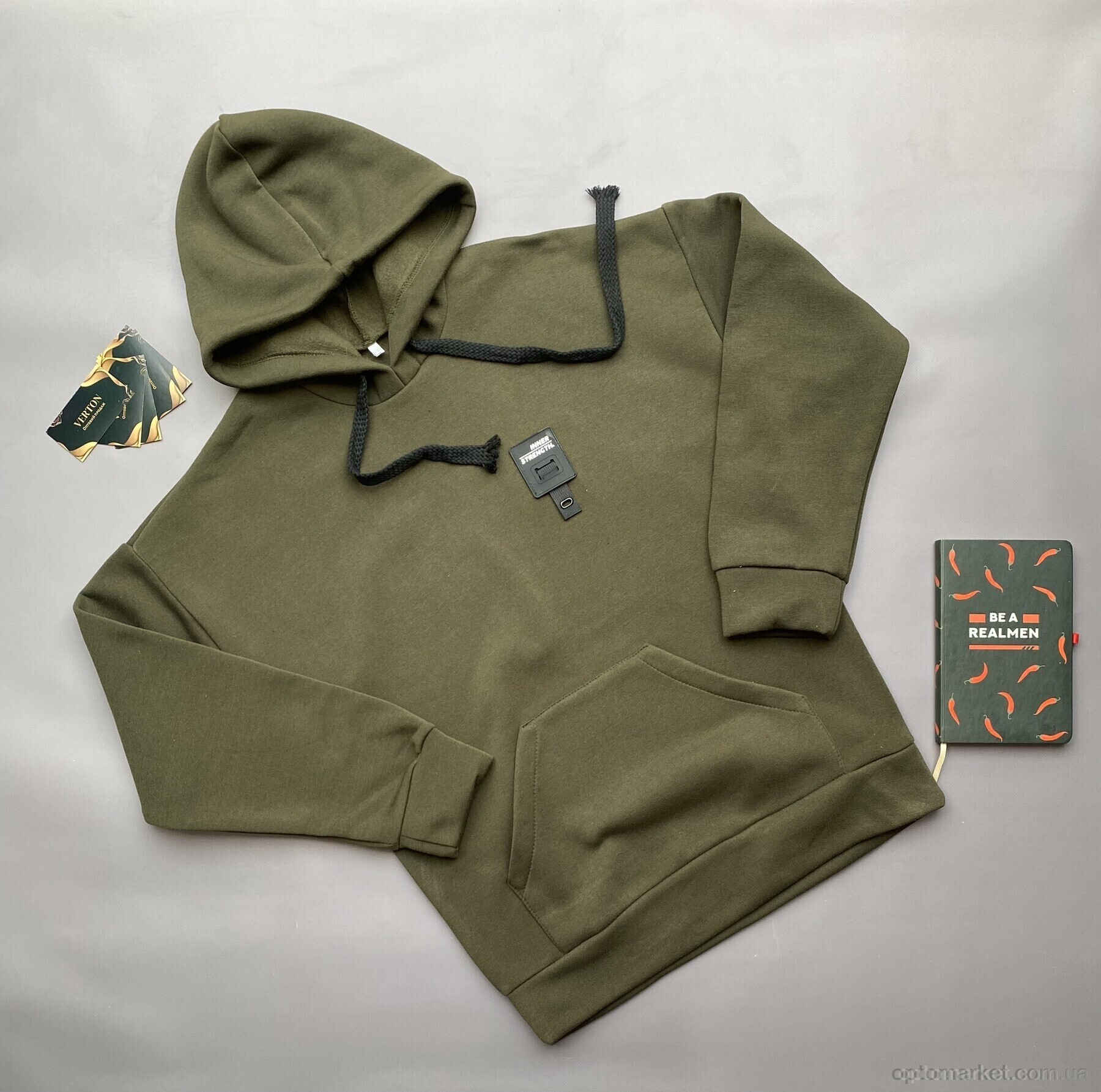 Купить Батник чоловічі 07-4 т.зелений Verton зелений, фото 2