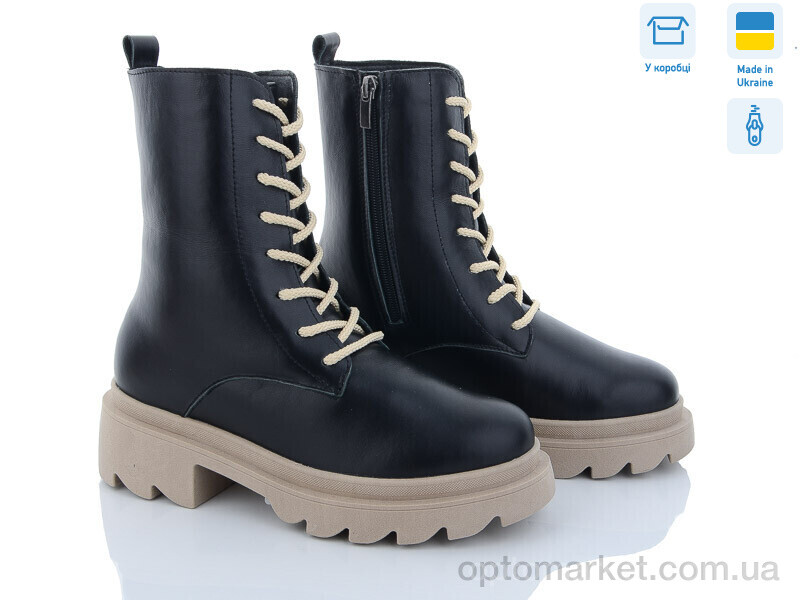 Купить Черевики жіночі 07048-23 A.N.I.One чорний, фото 1