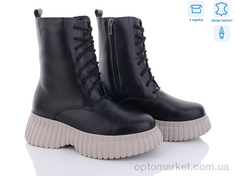 Купить Черевики жіночі 07048-47 ч.к. A.N.I.One чорний, фото 1