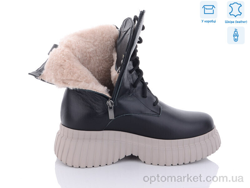 Купить Черевики жіночі 07048-47 ч.к. A.N.I.One чорний, фото 2