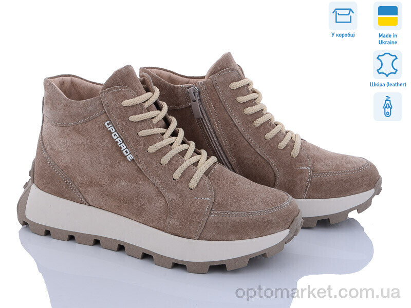 Купить Черевики жіночі 07070-9 беж замш A.N.I.One коричневий, фото 1