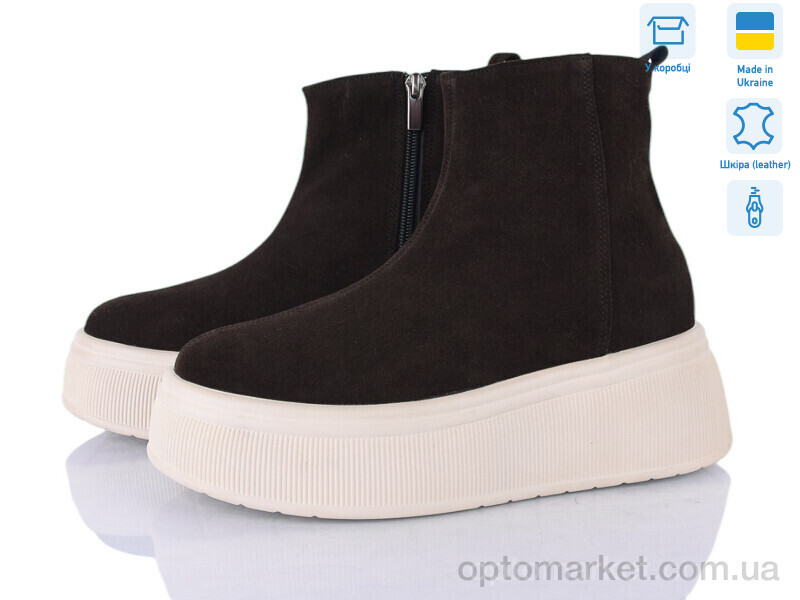 Купить Черевики жіночі 07074-272 IT Style коричневий, фото 1