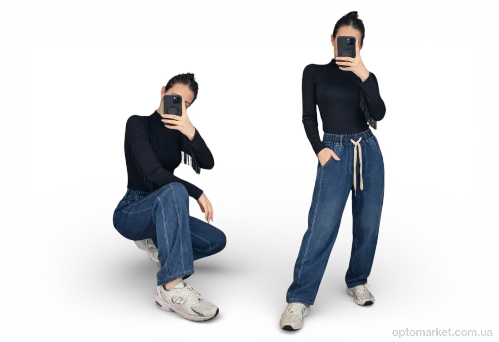 Купить Джинси жіночі 072 т.синій SL KARAVAN синій, фото 2