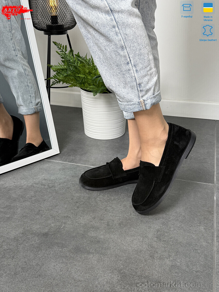 Купить Туфлі жіночі 079 чорний з. ARTO чорний, фото 3