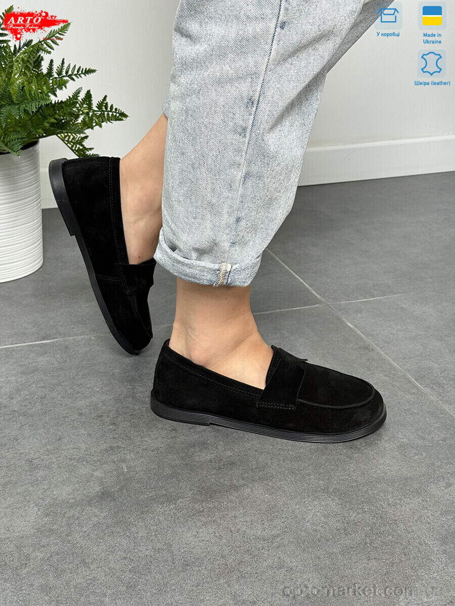 Купить Туфлі жіночі 079 чорний з. ARTO чорний, фото 5