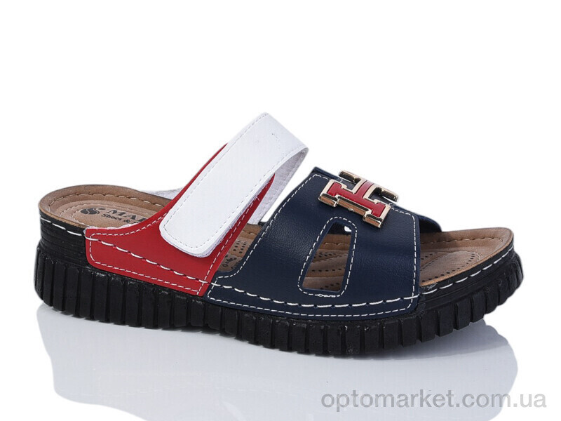 Купить Шльопанці жіночі 08-01 синій Mahli синій, фото 1