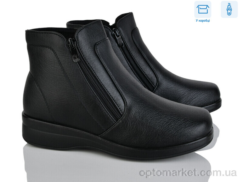 Купить Черевики жіночі 0801 YUEMINGZHU чорний, фото 1