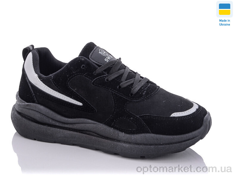 Купить Кросівки жіночі 0812-1 Swin чорний, фото 1