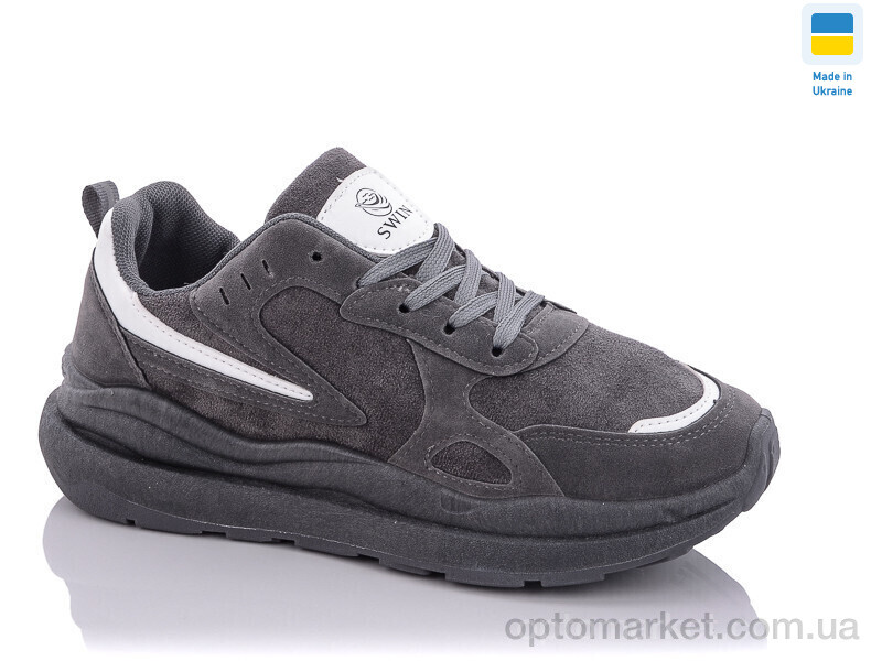 Купить Кросівки жіночі 0812-2 Swin сірий, фото 1