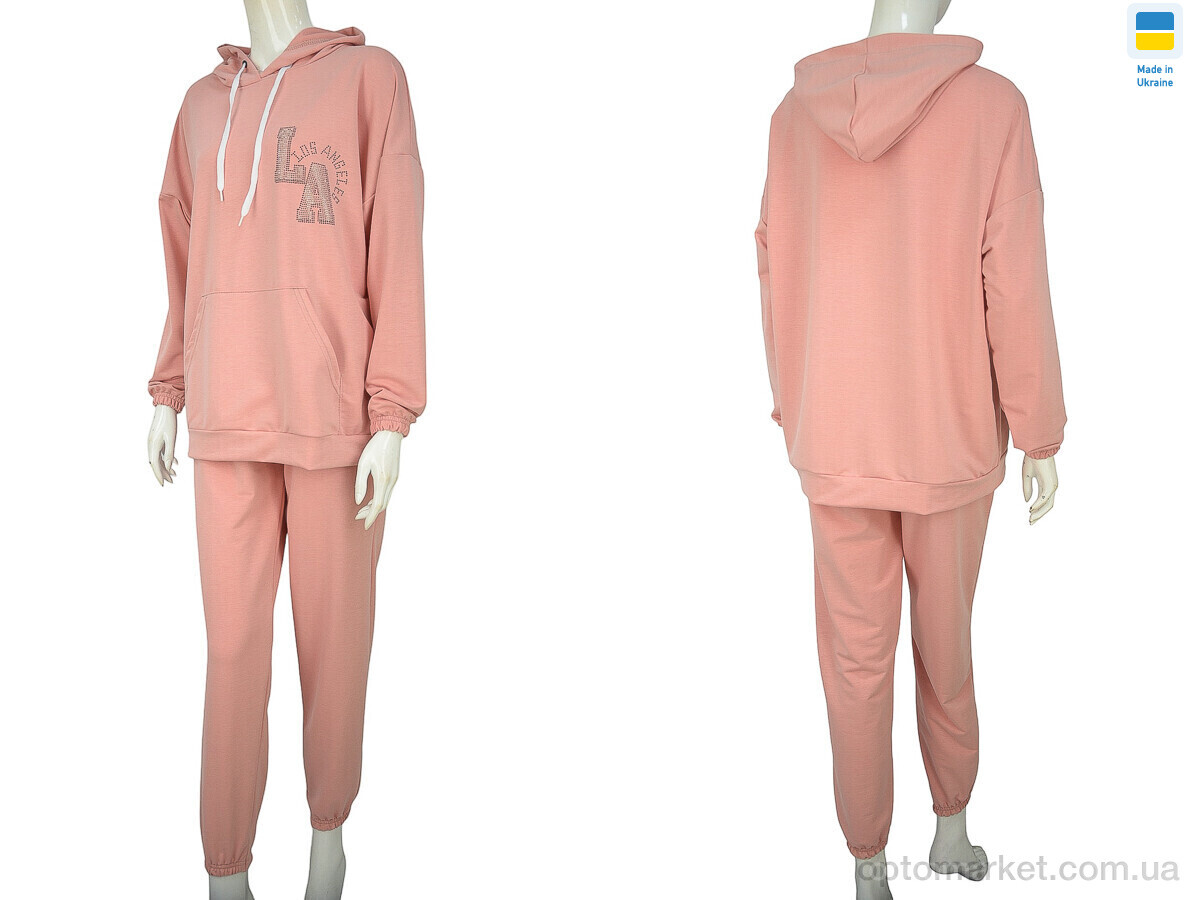 Купить Спортивний костюм жіночі 08138-1 рожевий L.s Angeles рожевий, фото 4