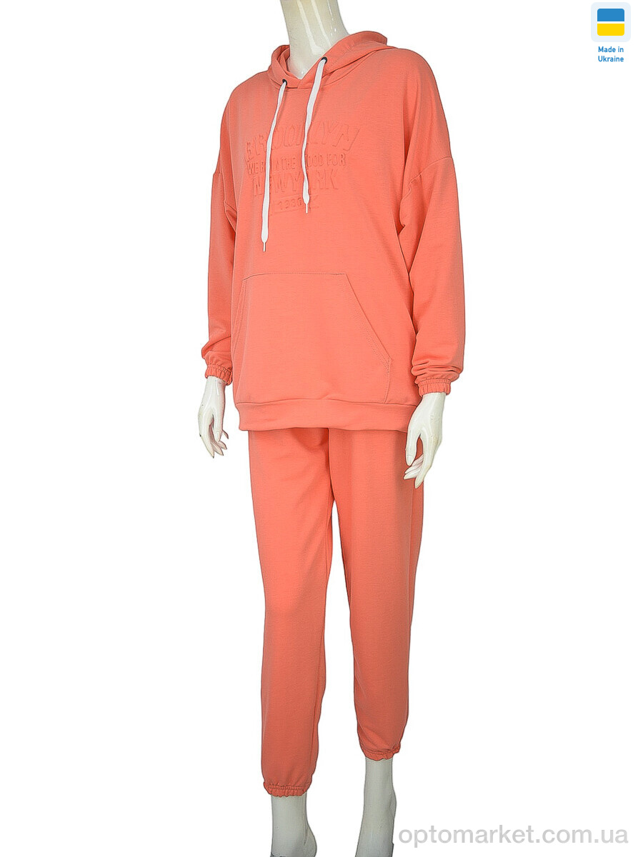 Купить Спортивний костюм жіночі 08140-2 корал Obuvok помаранчевий, фото 1