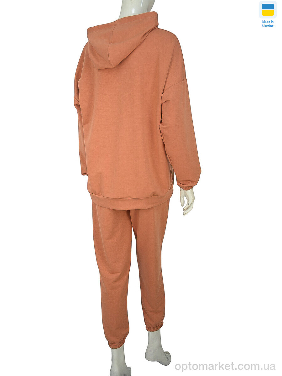 Купить Спортивний костюм жіночі 08141 теракот L.s Angeles коричневий, фото 3
